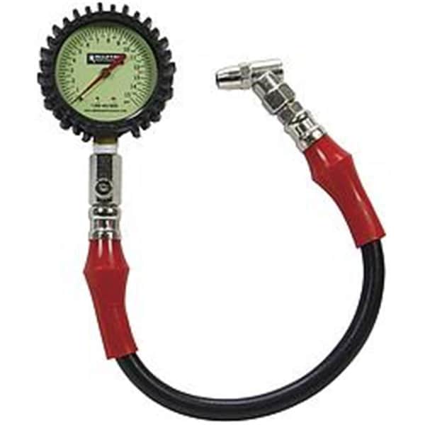 Allstar Performance 0-15 PSI Glow in the Dark Tire Pressure Gauge; 2.25 in. ALL44056 - main